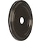 Ekena Millwork Traditional PVC Medallion (Canopies up to 13 1/2"), 22"OD x 3 1/2"ID x 1 1/2"P, Metallic Charcoal CMP22TRCCH - alternate 2
